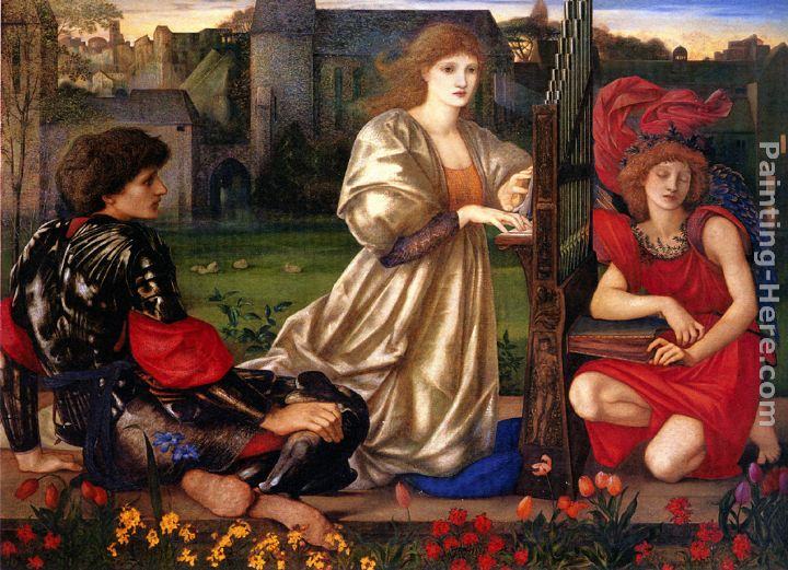 Edward Burne-Jones Le Chant d'Amour